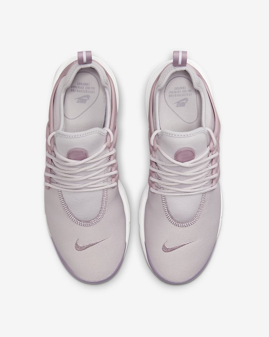 Nike air presto white pink black best sale